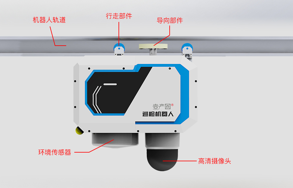 智慧农业巡检机器人结构示意图